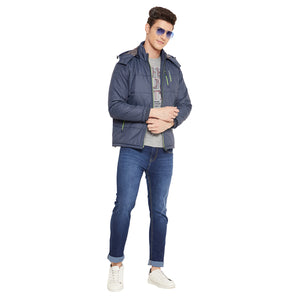 Duke Stardust Men Full Sleeve Bomber Jacket (SDZ1002)