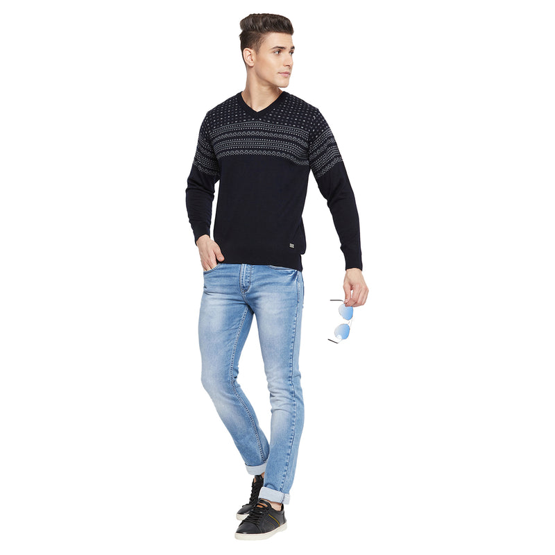 Duke Urban Men Full Sleeve V Neck Sweater (SDS668)