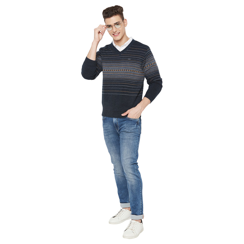 Duke Urban Men Full Sleeve V Neck Sweater (SDS2050)