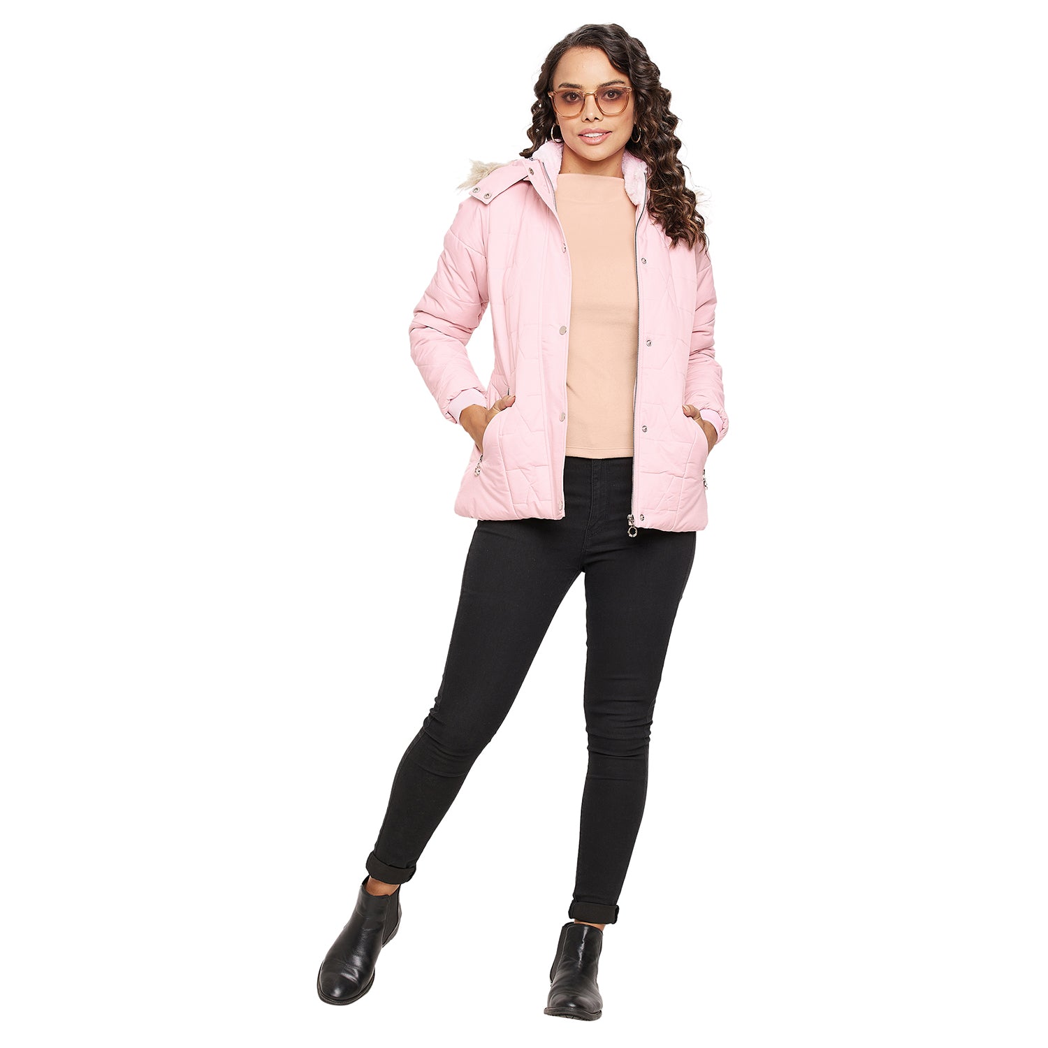 Duke Urban Women Full sleeve Hooded Jacket (SDZ1944)