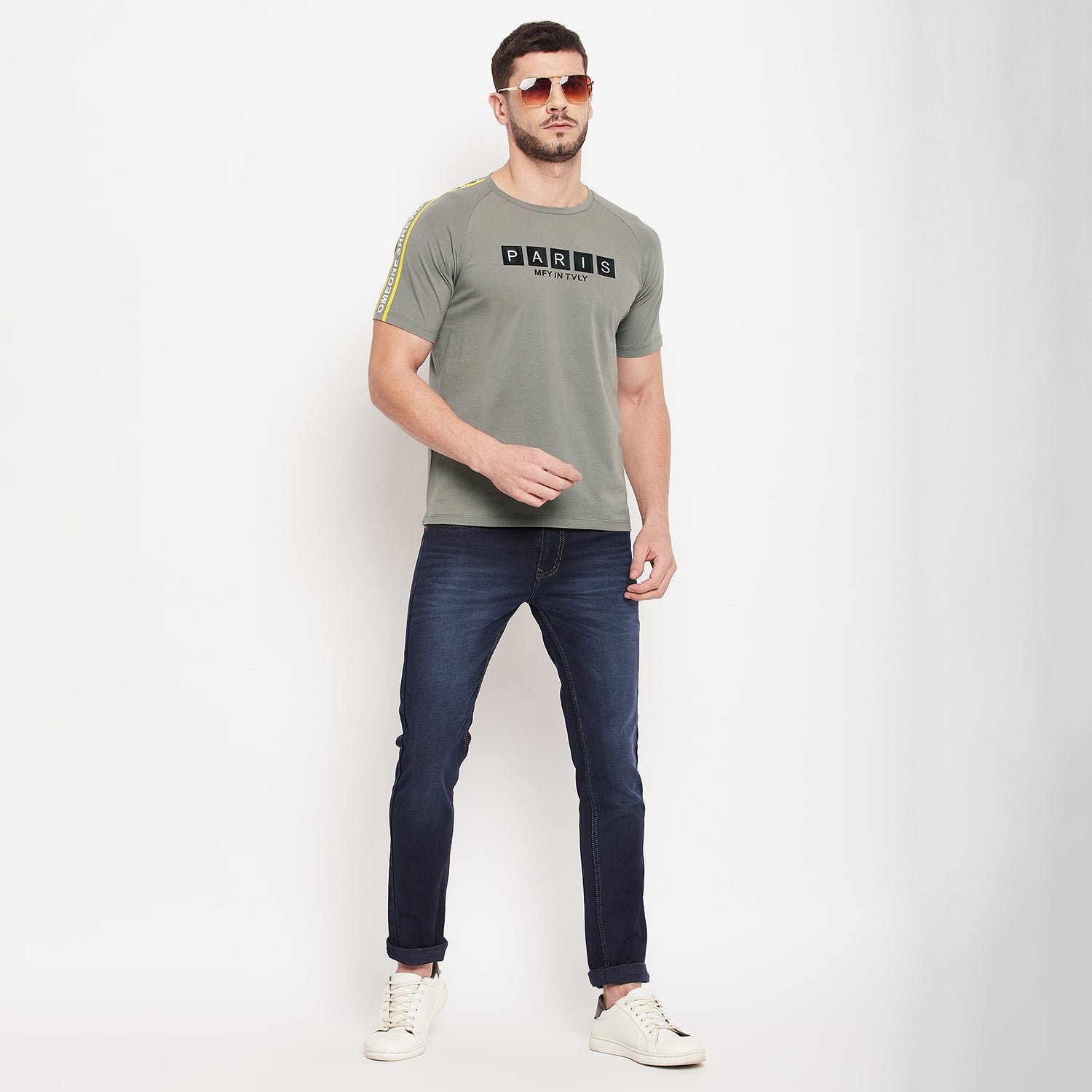 Duke Urban Men Half Sleeve Cotton T-shirt (LF5157)