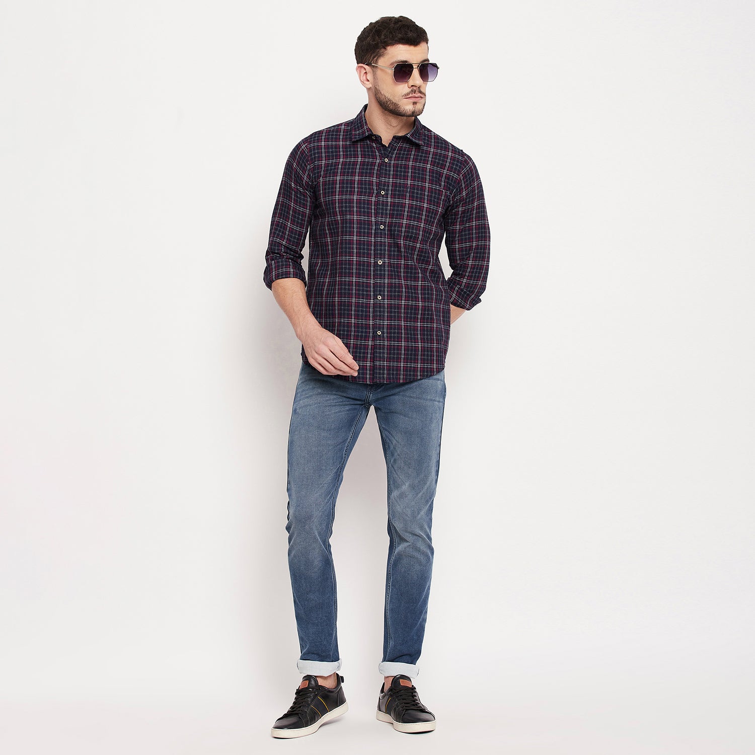 Duke Stardust Men Full Sleeve Cotton Shirt (SDO7CKPQ)