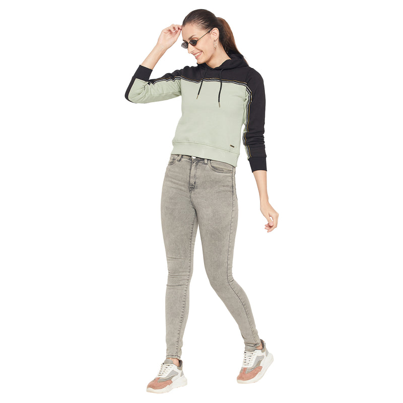 Duke Urban Women Full Sleeve Hooded Sweatshirt (LFX766)