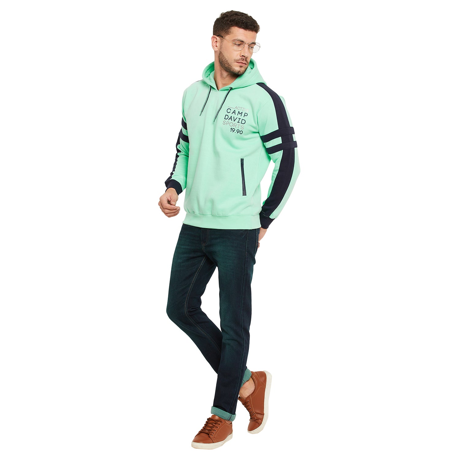 Duke Urban Men Hooded Neck Sweatshirt (LF3802)