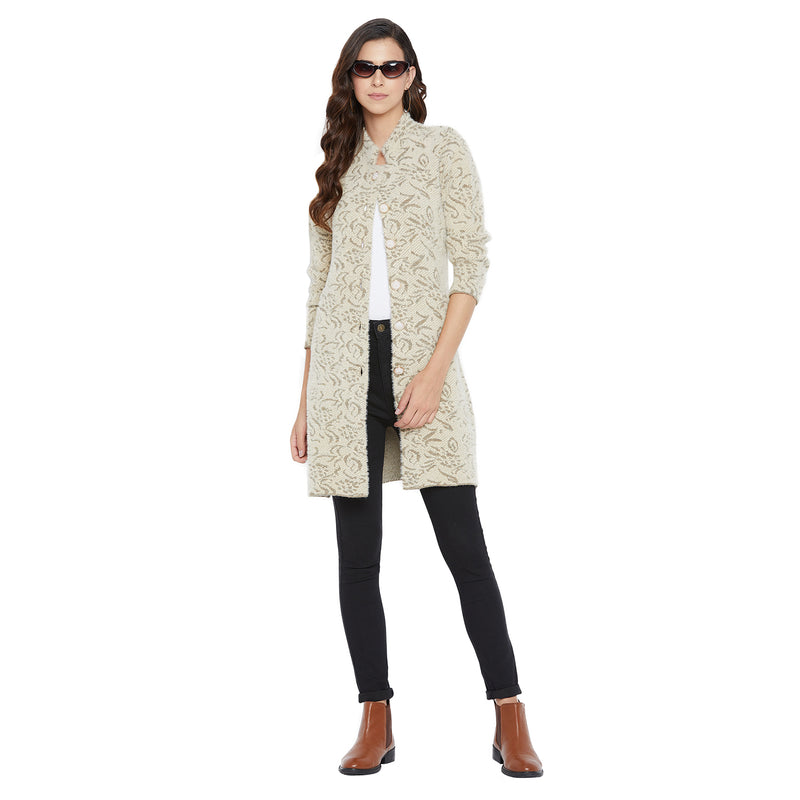 Duke Urban Women Full Sleeve Long Cardigan (SDS957)