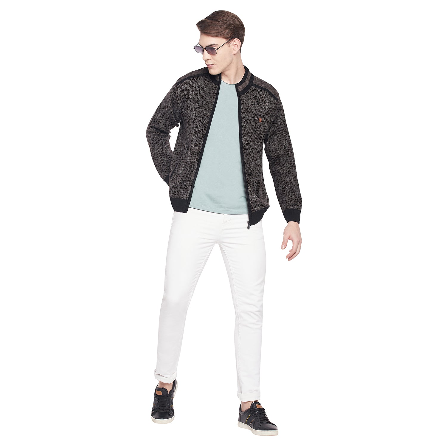 Duke Urban Men Full Sleeve Zipper Sweater (SDS2083)