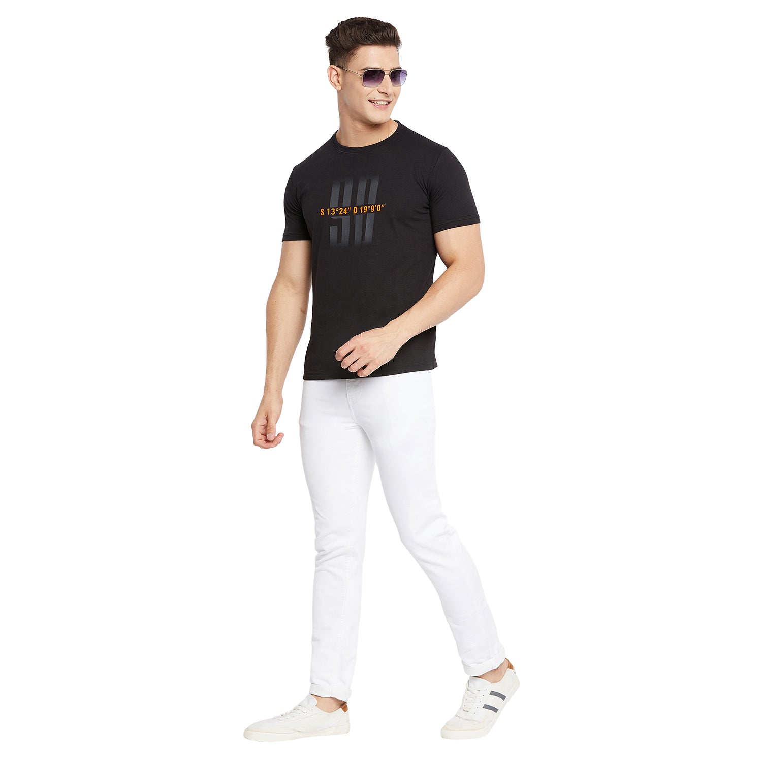 Duke Stardust Men Half Sleeve Cotton T-shirt (LF5329)