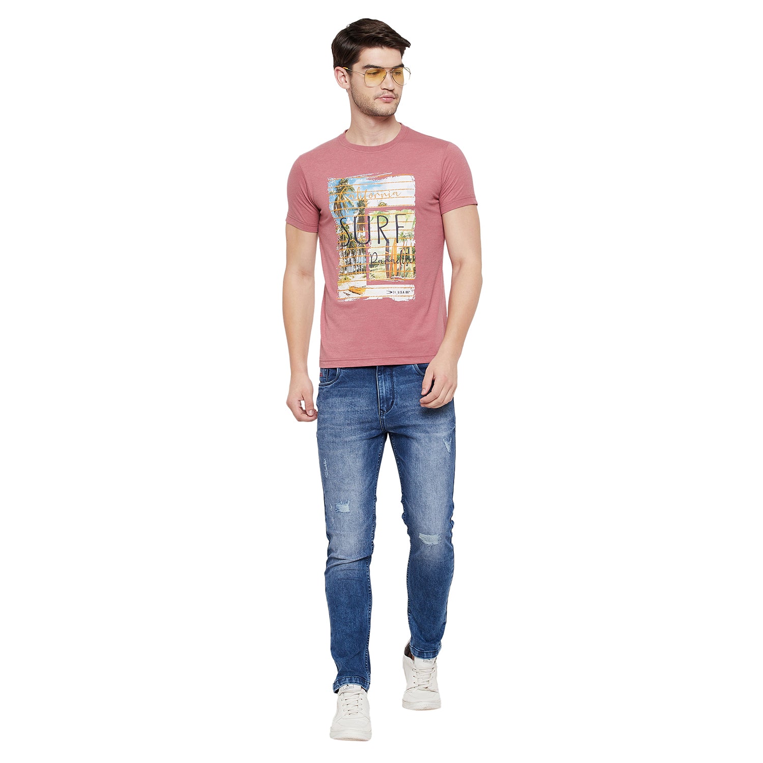 Duke Stardust Men Half Sleeve Cotton T-shirt (LQ3436)