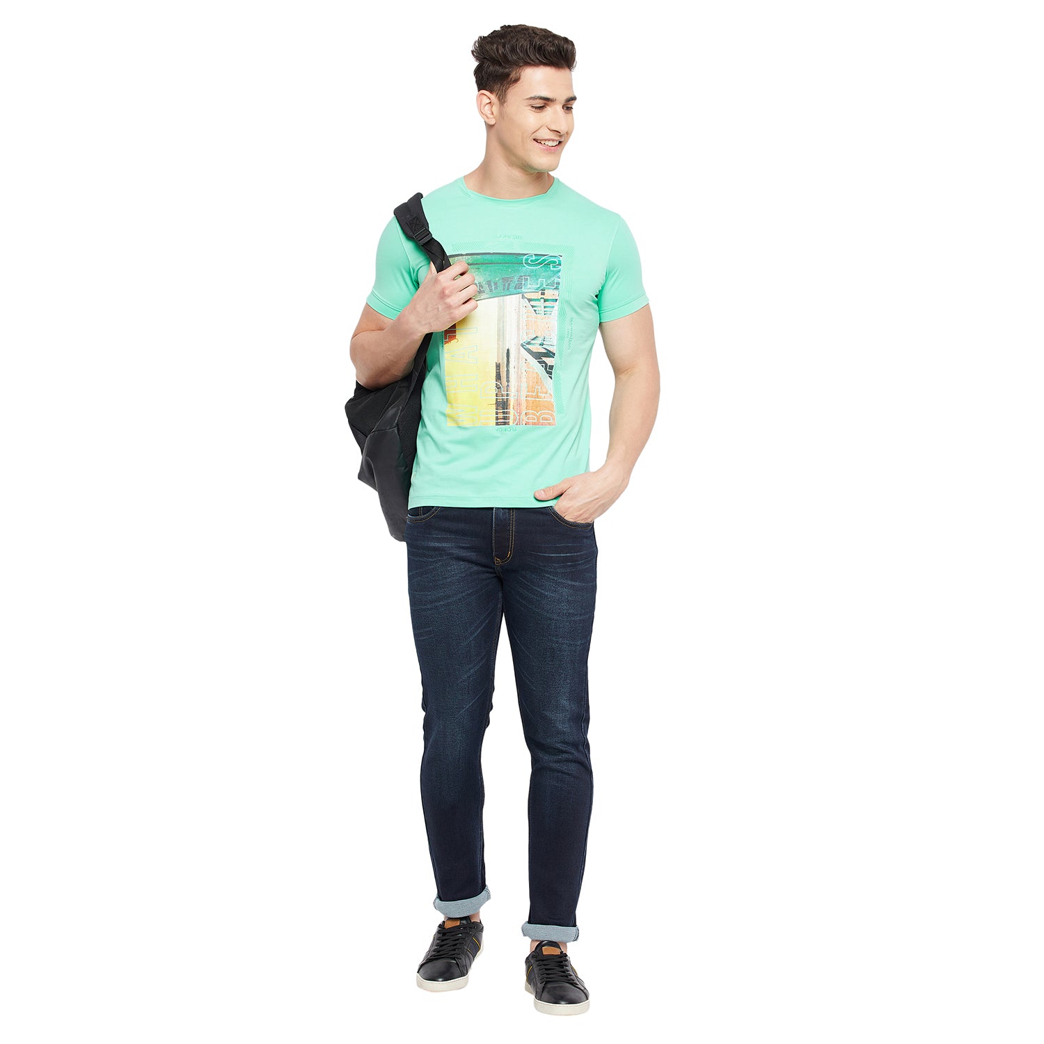 Duke Stardust Men Half Sleeve Cotton T-Shirt (LF4609)