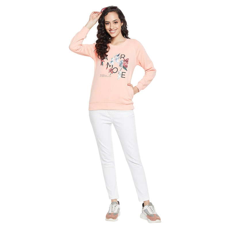 Duke Urban Women Full Sleeve Round Neck Sweatshirt (LFX861)
