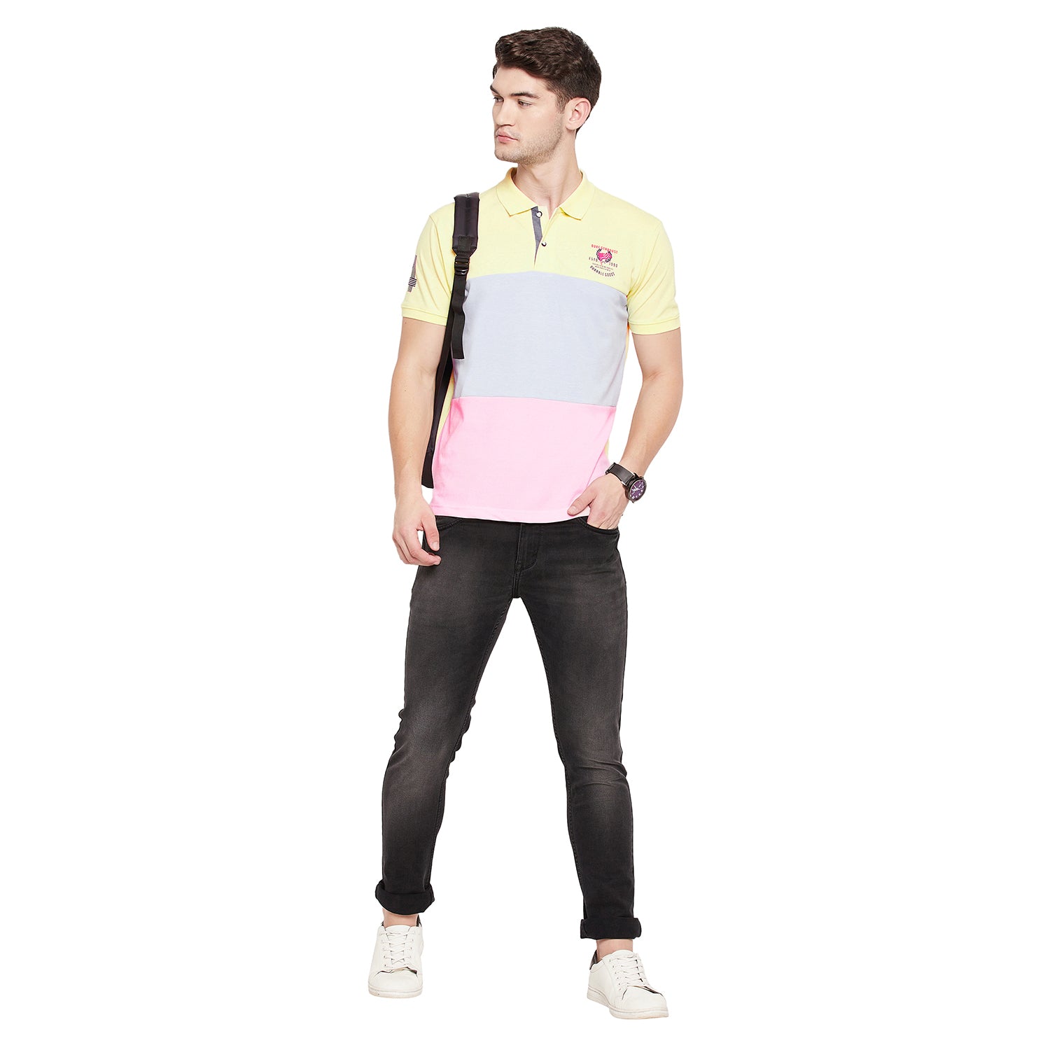 Duke Stardust Men Half Sleeve Cotton T-shirt (LF5383)