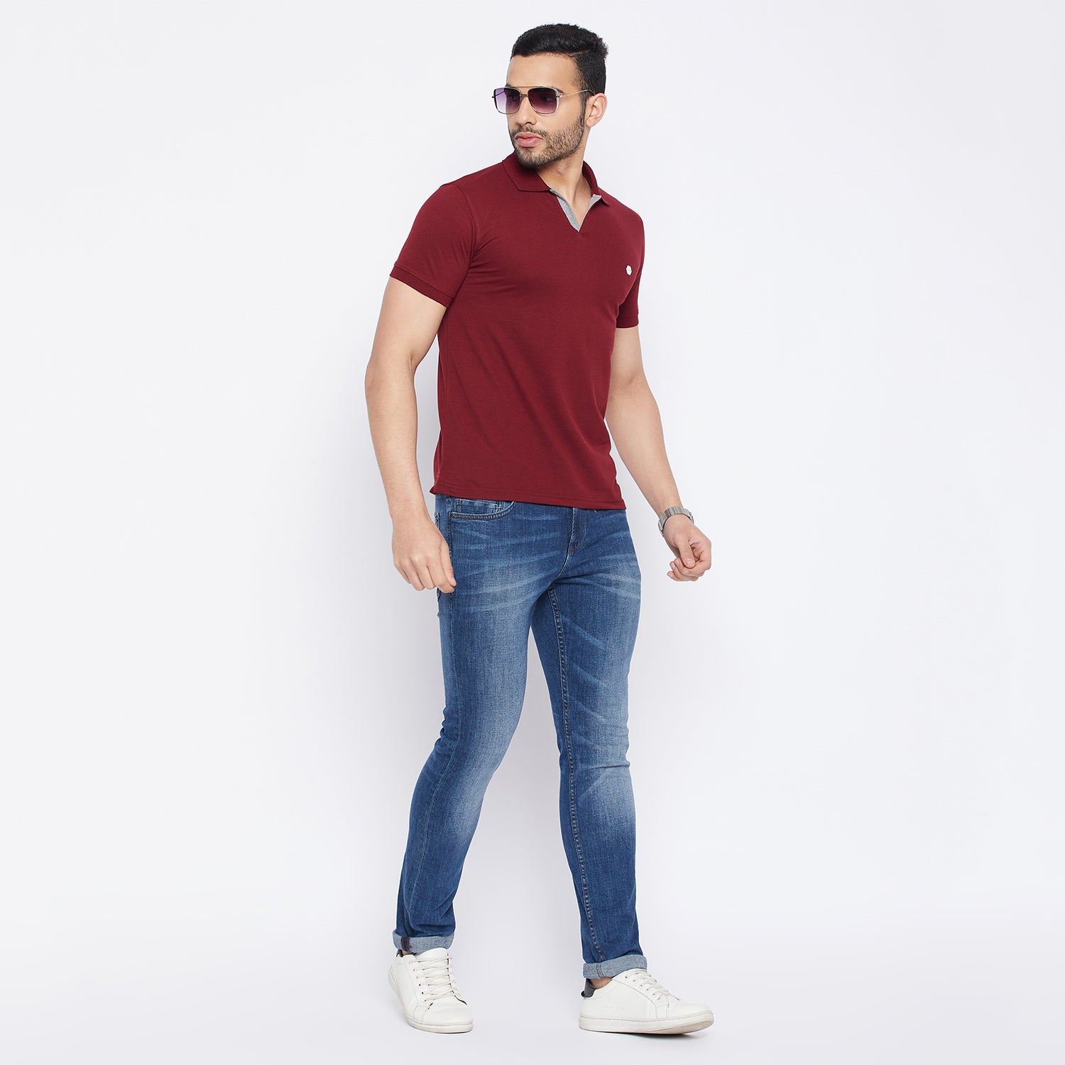 Duke Stardust Men Half Sleeve Cotton T-shirt (4700F)