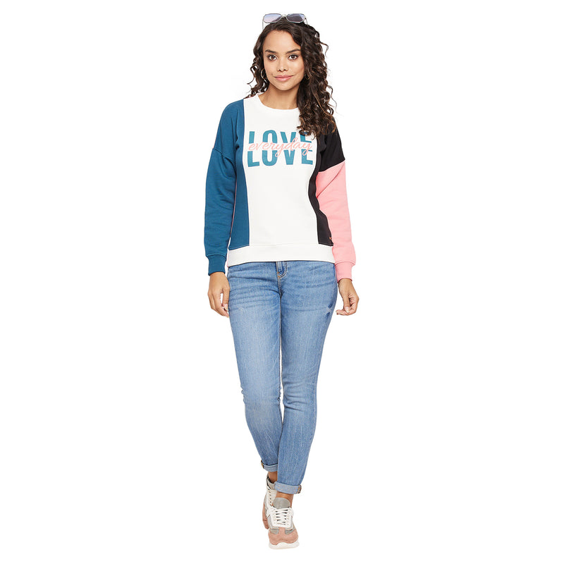 Duke Urban Women Full Sleeve Round Neck Sweatshirt (LFX874)