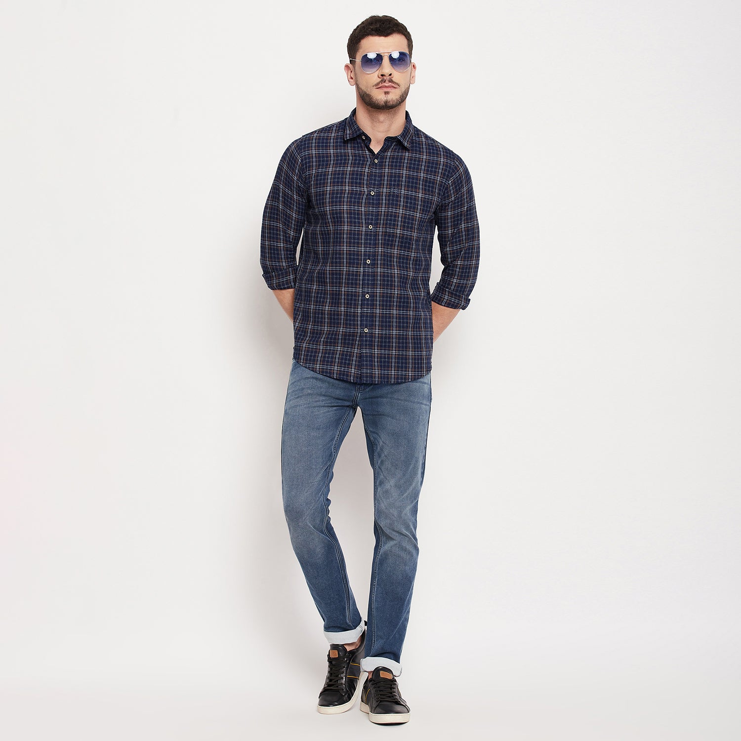 Duke Stardust Men Full Sleeve Cotton Shirt (SDO7CKPQ)