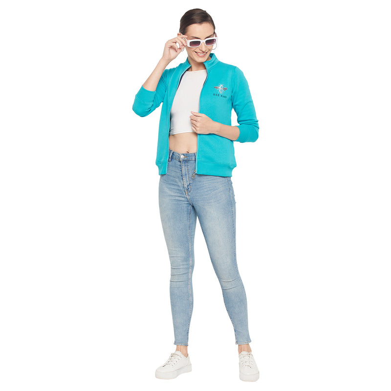 Duke Urban Women Full Sleeve Zipper Sweatshirt (MLFX675)