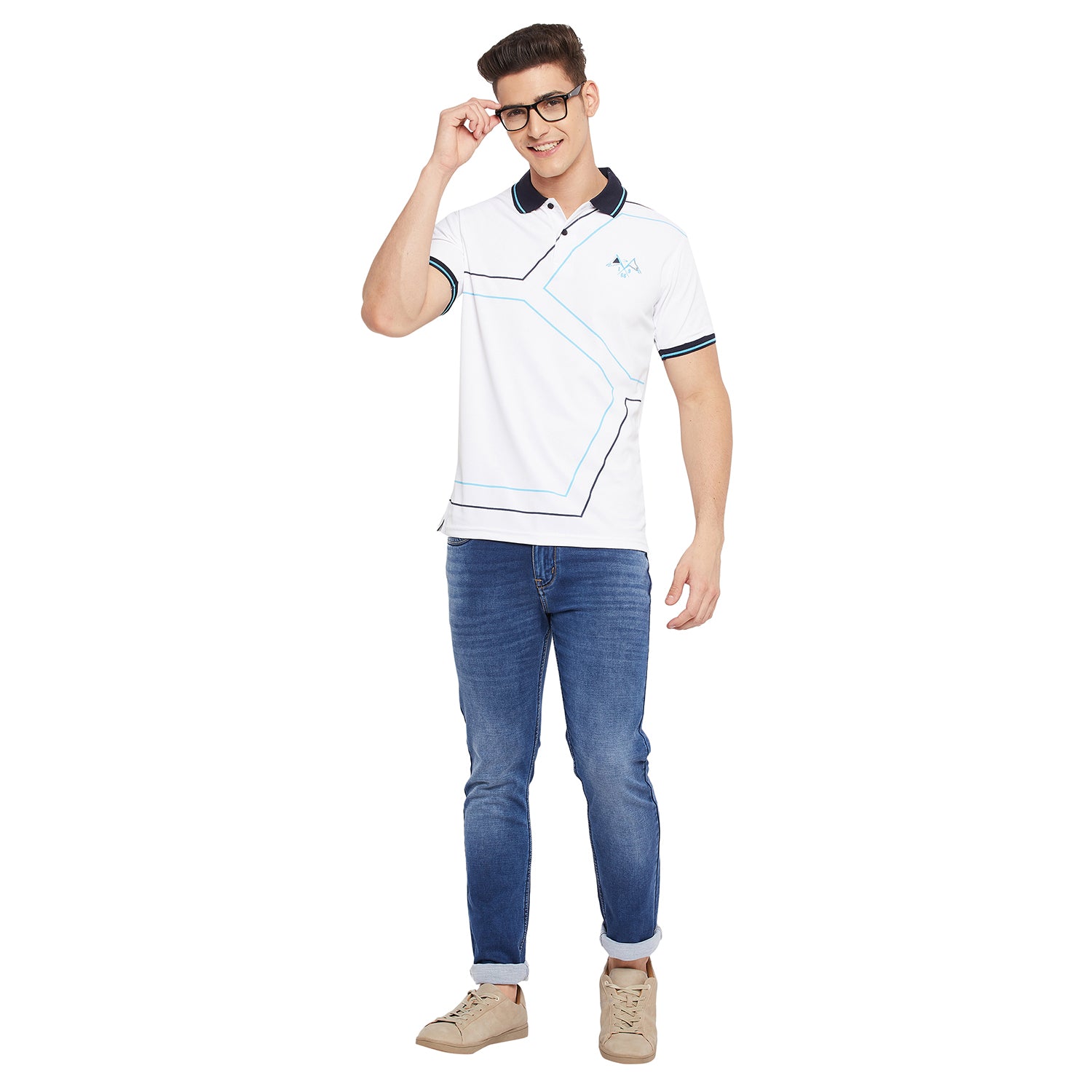 Duke Stardust Men Half Sleeve Sports T-shirt (GD1175)