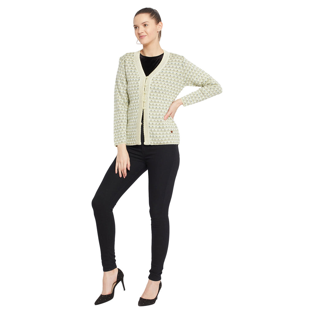 Duke Stardust Women Full Sleeve Cardigan (SDS9614)