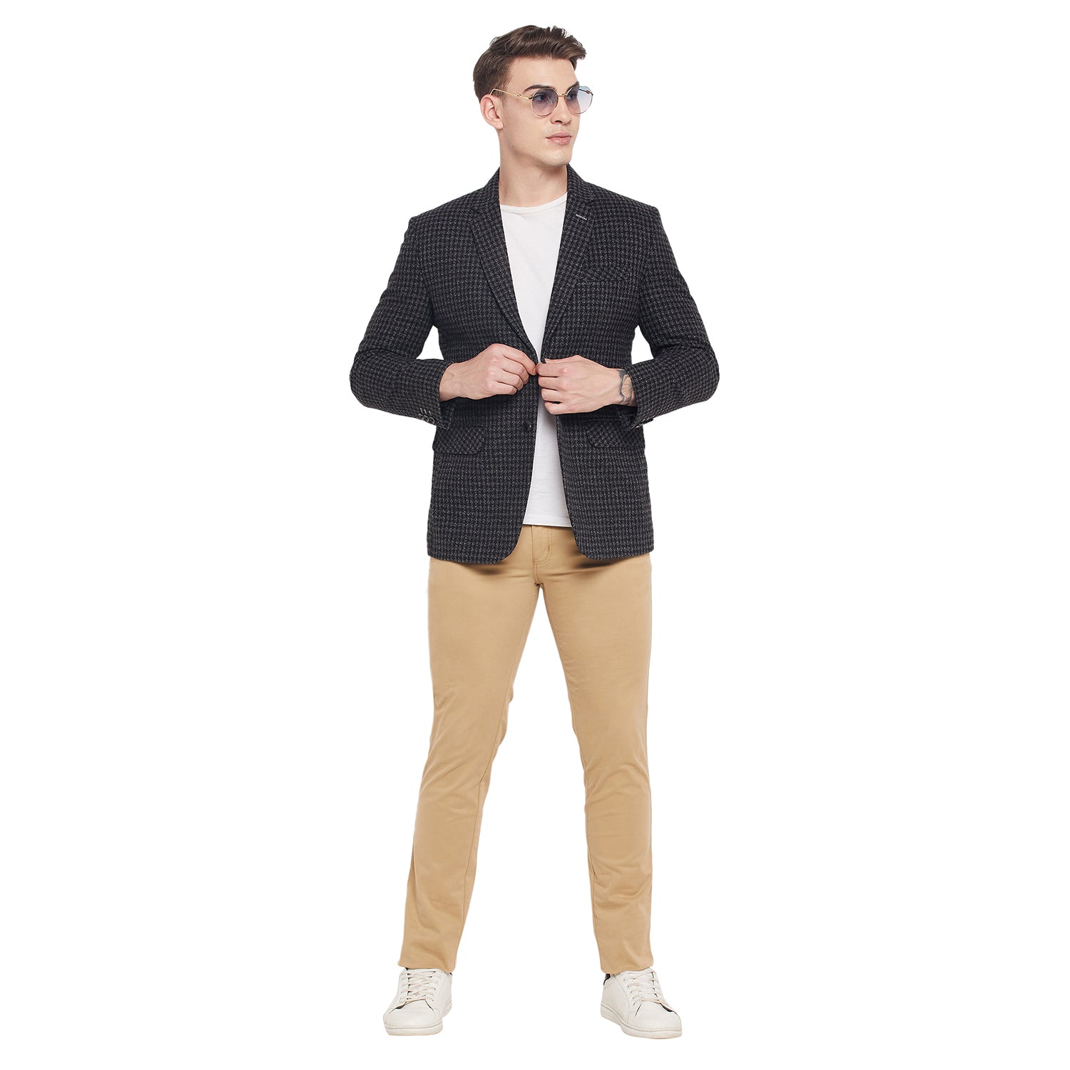 Duke Urban Men Full Sleeve Lapel Neck Coat (SDZ934)