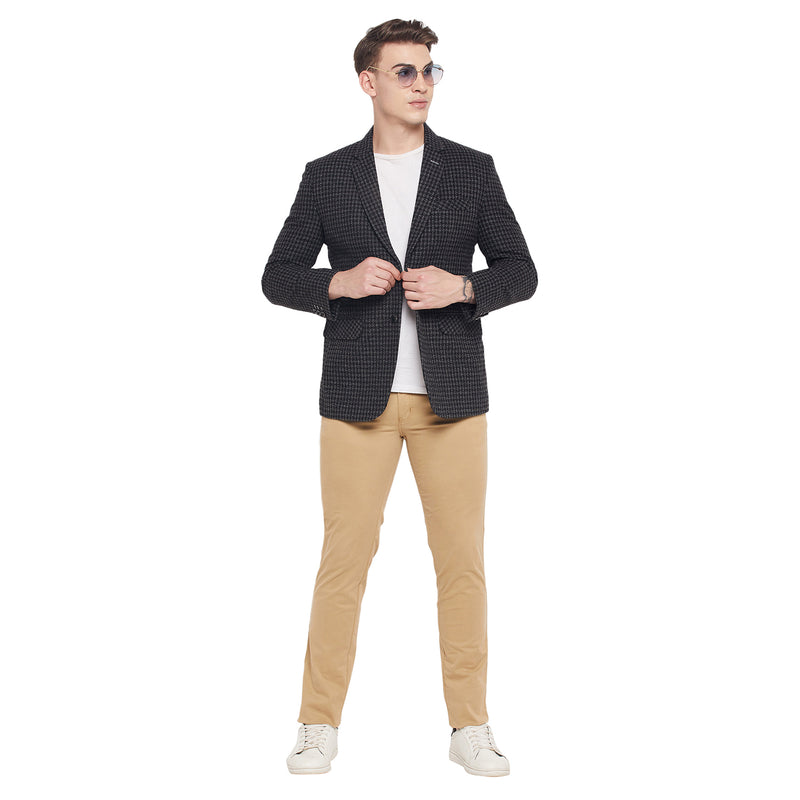 Duke Urban Men Full Sleeve Lapel Neck Coat (SDZ934)