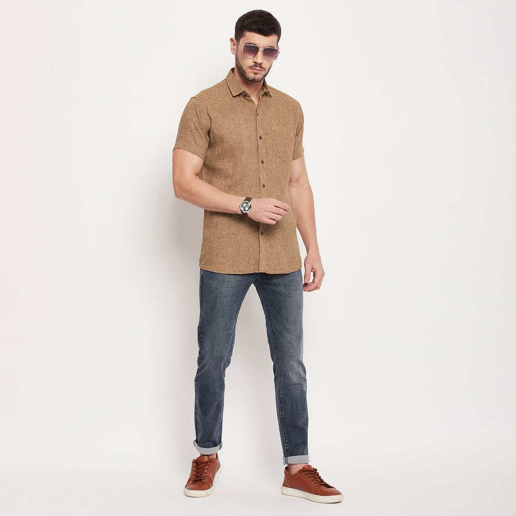 Duke Stardust Men Half Sleeve Cotton Shirt (SDO44CLM)