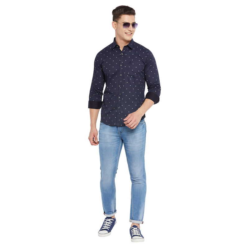 Duke Urban Men Full Sleeve Cotton Shirt (SDO7PRSN)