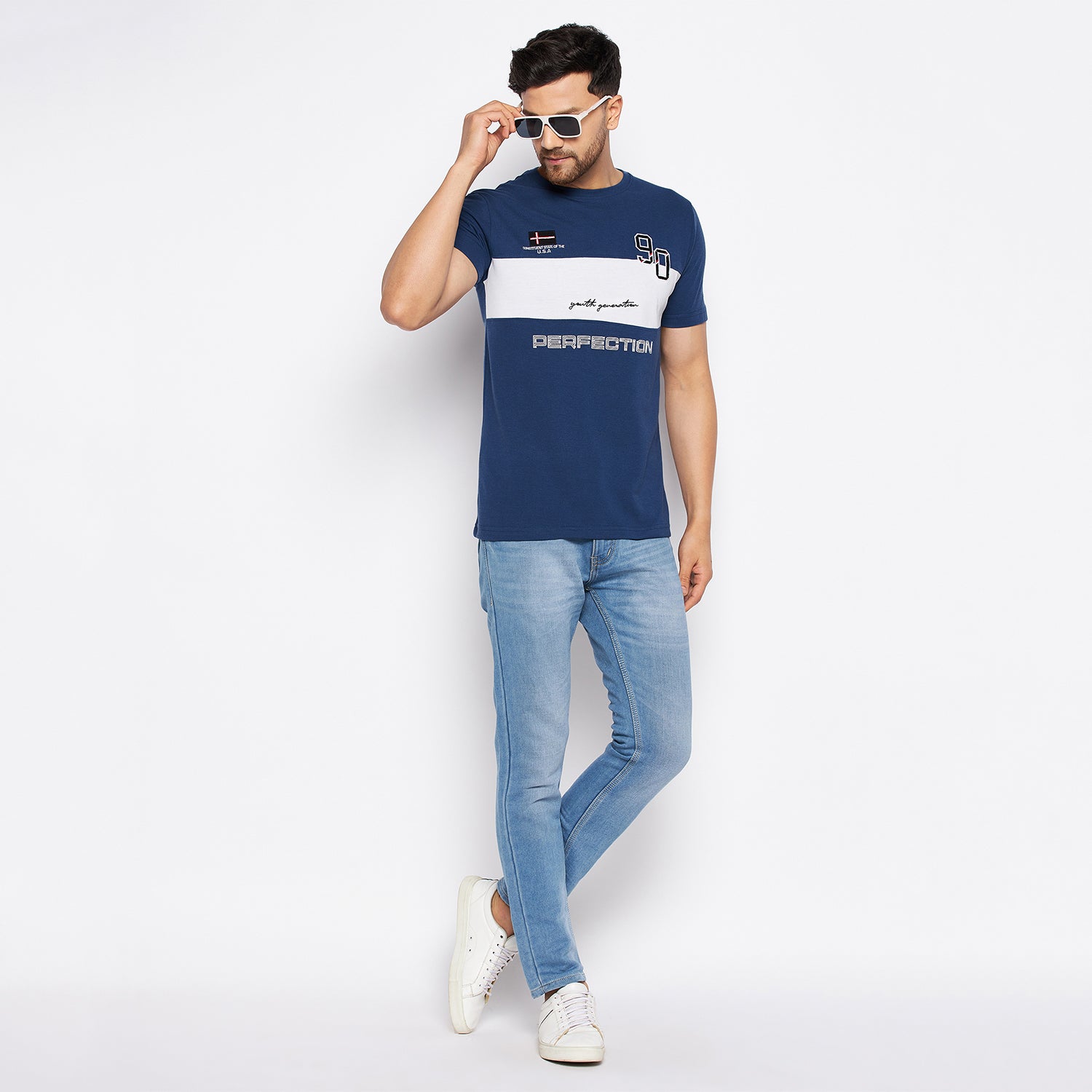 Duke Urban Men Half Sleeve Cotton T-shirt (LF5767)