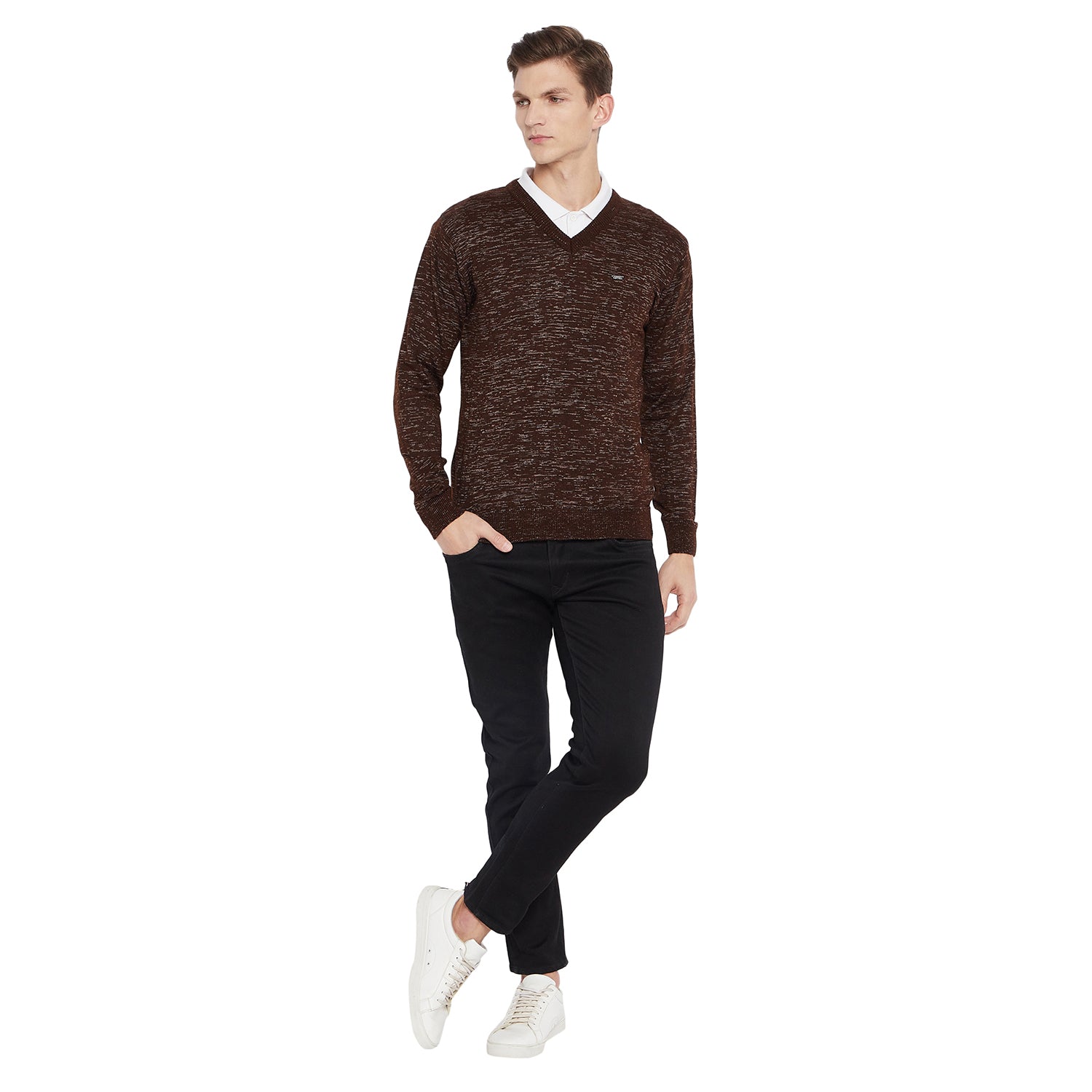 Duke Urban Men Full Sleeve V Neck Sweater (SDS579)