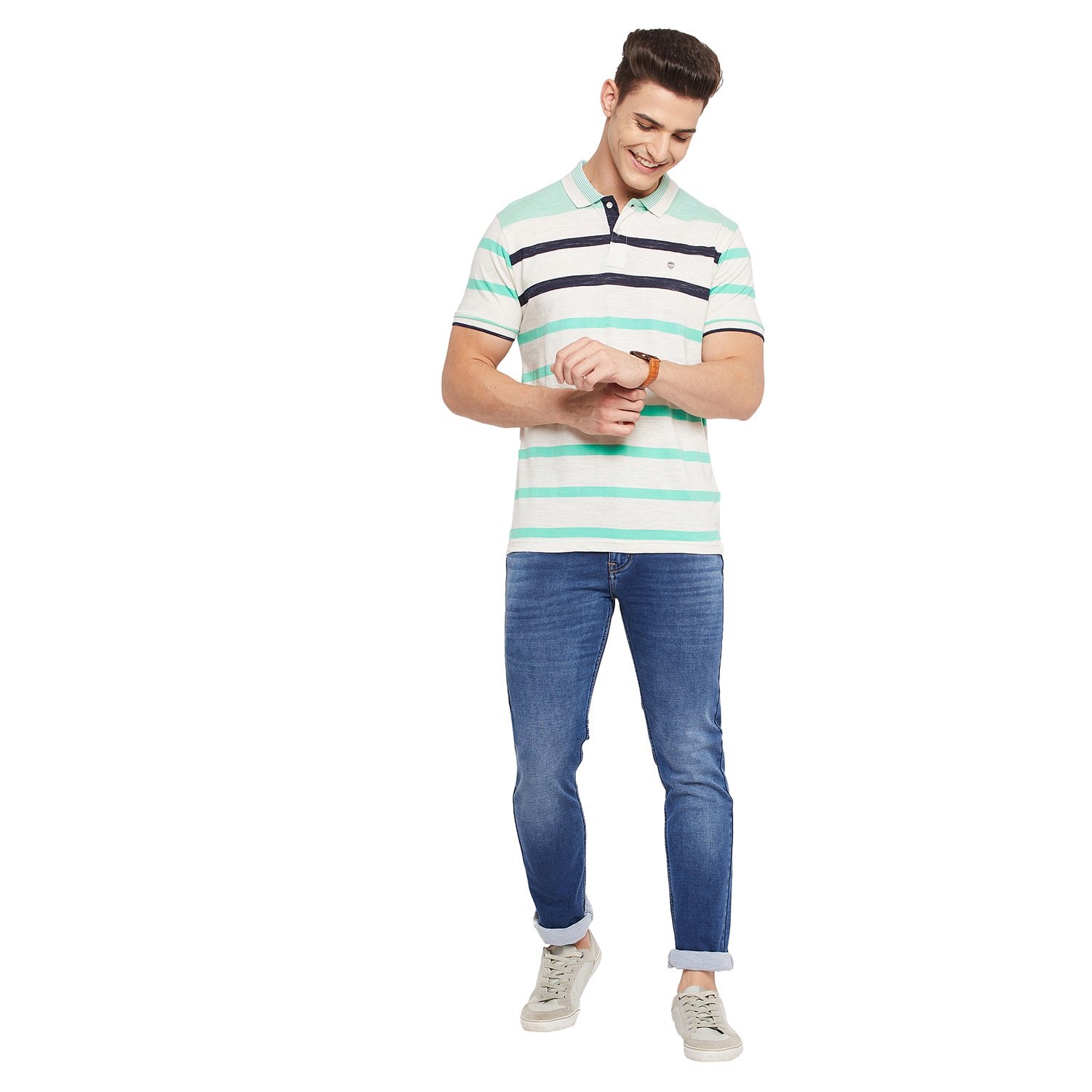 Duke Stardust Men Half Sleeve Cotton T-shirt (LF4590)