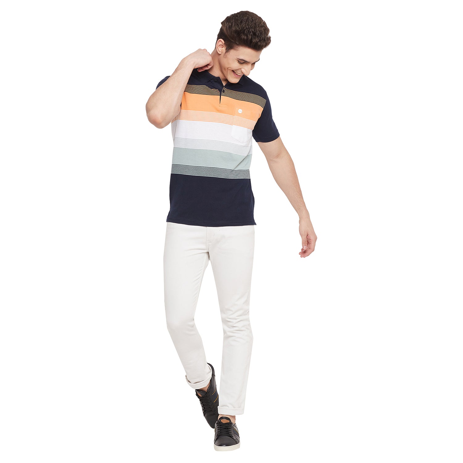 Duke Stardust Men Half Sleeve Cotton T-shirt (MTLF361)