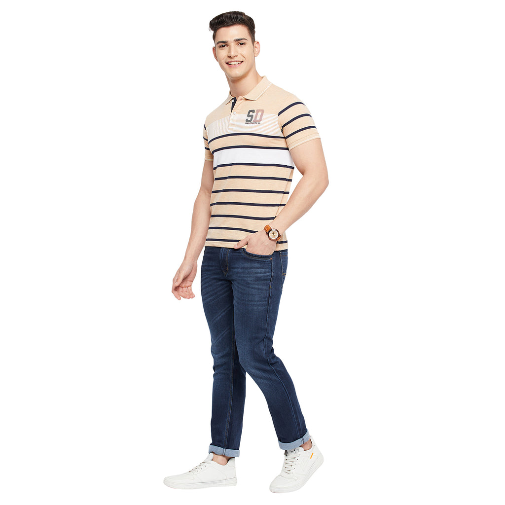 Duke Stardust Men Half Sleeve Cotton T-Shirt (LF4662)