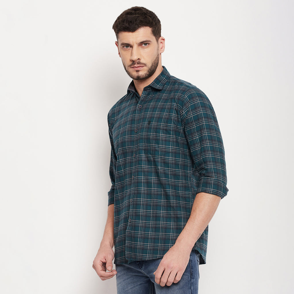 Duke Stardust Men Full Sleeve Cotton Shirt (SDO8CKO)