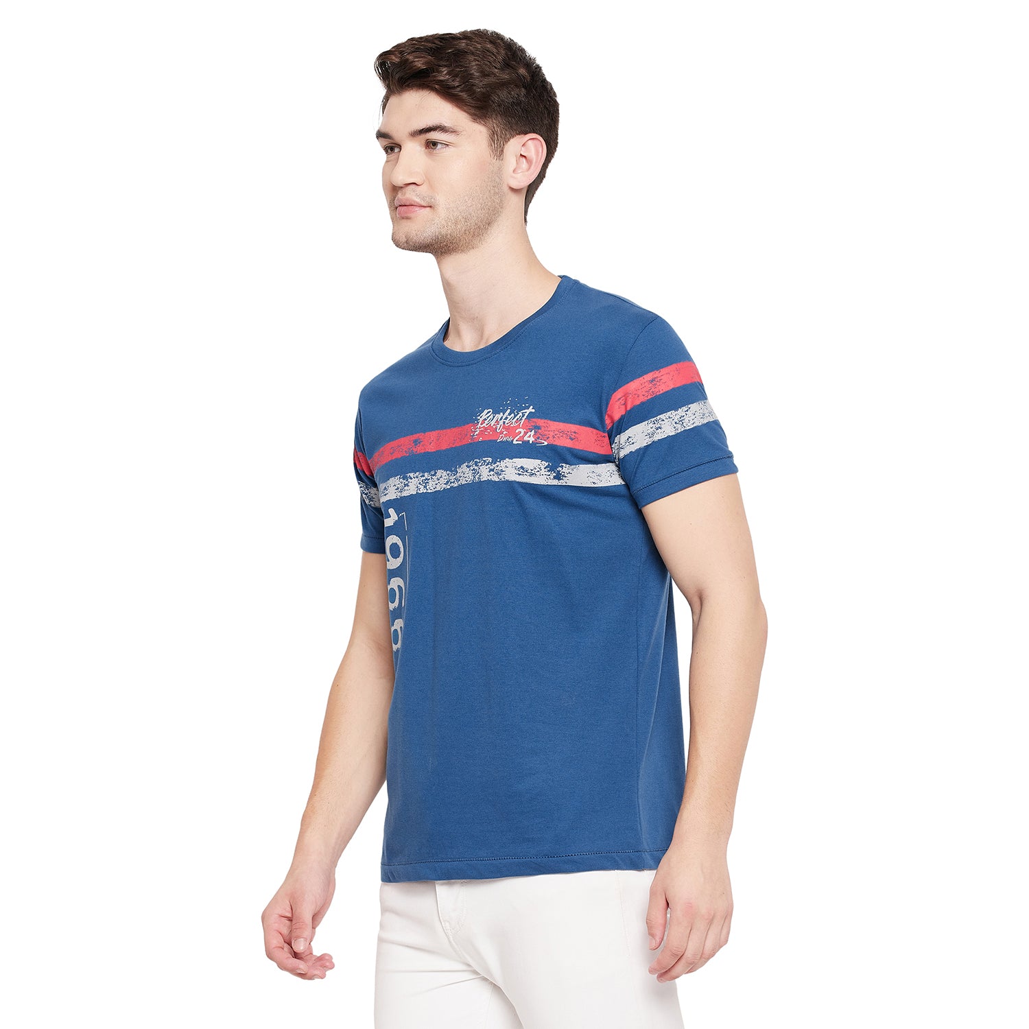 Duke Stardust Men Half Sleeve Cotton T-shirt (LF5244)