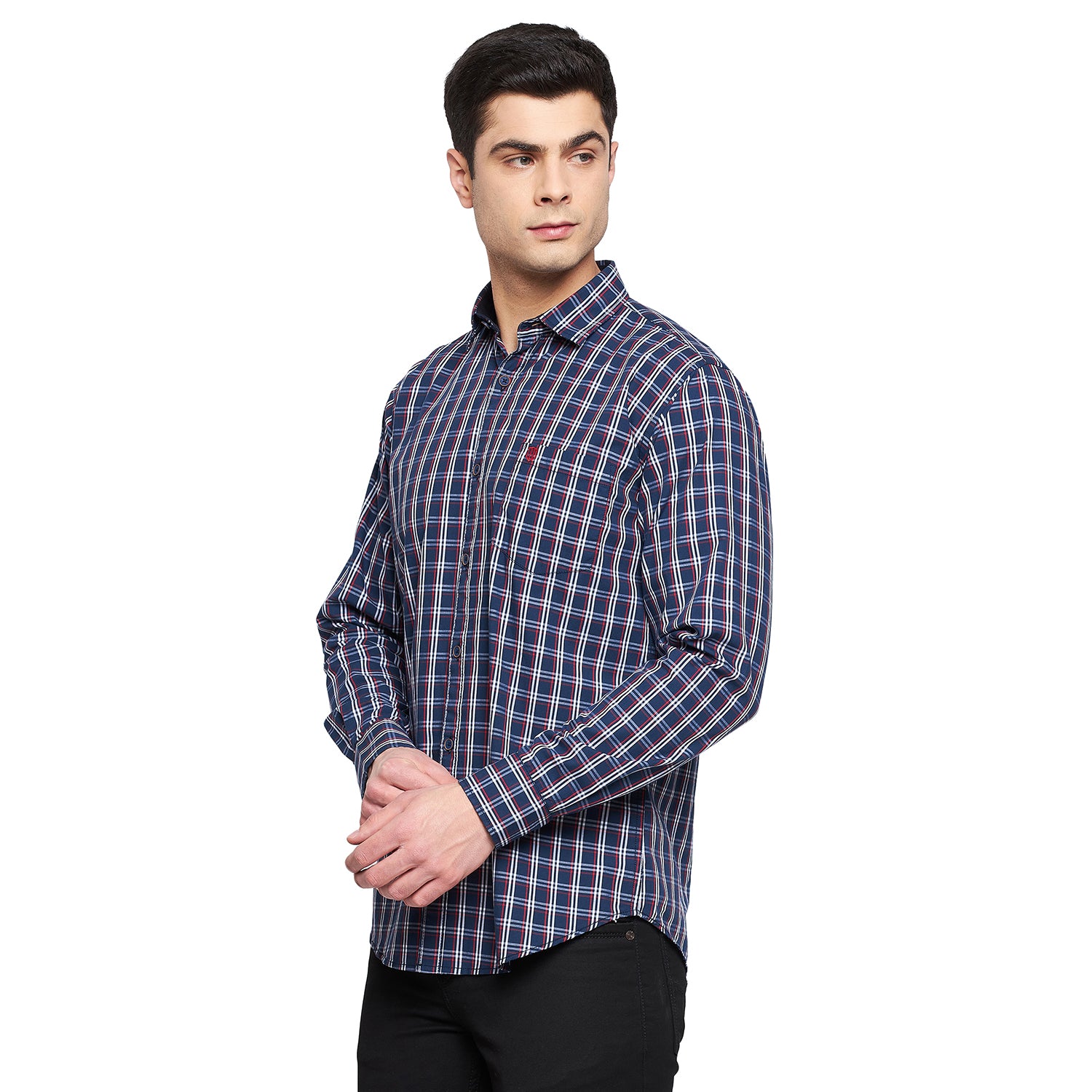 Duke Stardust Men Full Sleeve  Cotton Shirt (SDO5CKD)