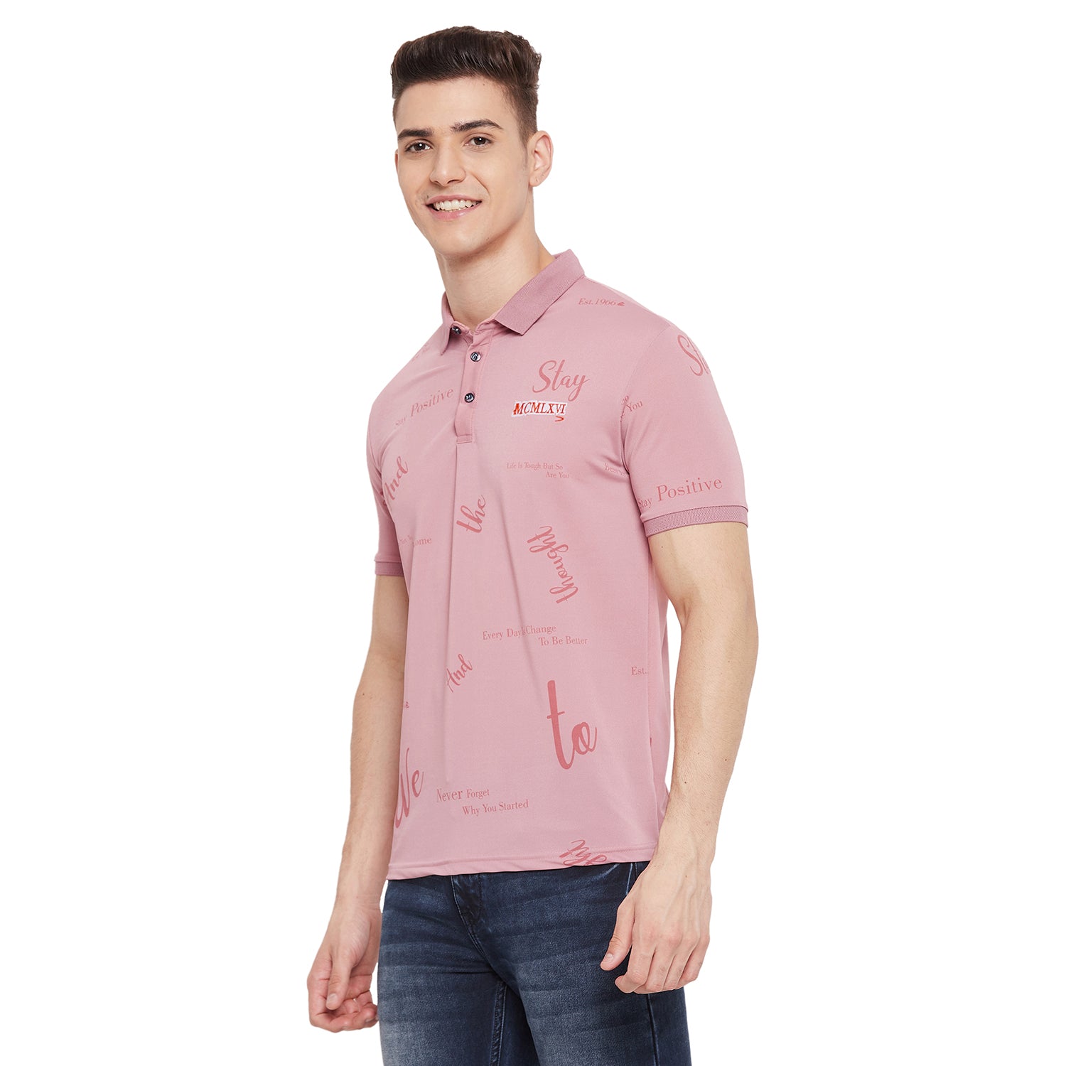 Duke Stardust Men Half Sleeve Cotton T-shirt (LF5039)