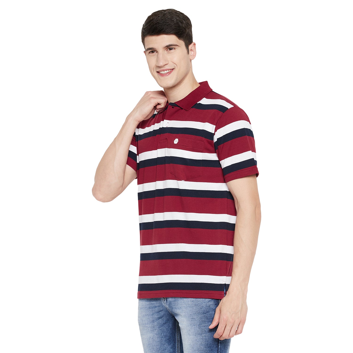 Duke Stardust Men Half Sleeve Cotton T-Shirt (MTLF343)