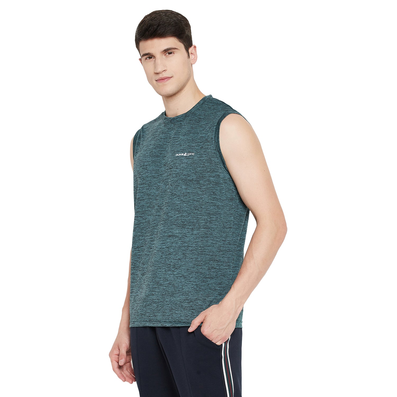 Duke Stardust Men Sleeveless Sports T-shirt (GD1162)