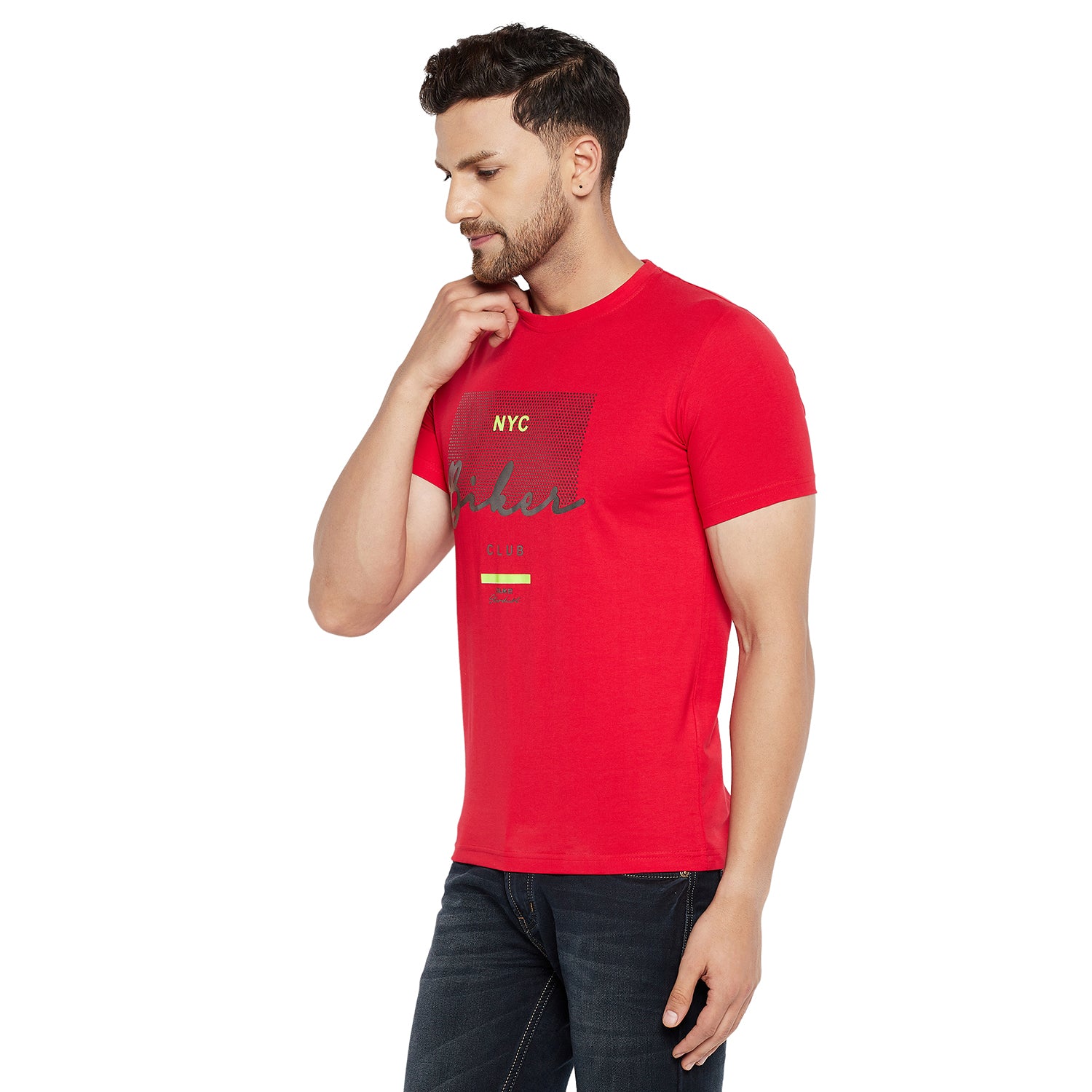 Duke Urban Men Half Sleeve Cotton T-shirt (LF5741)