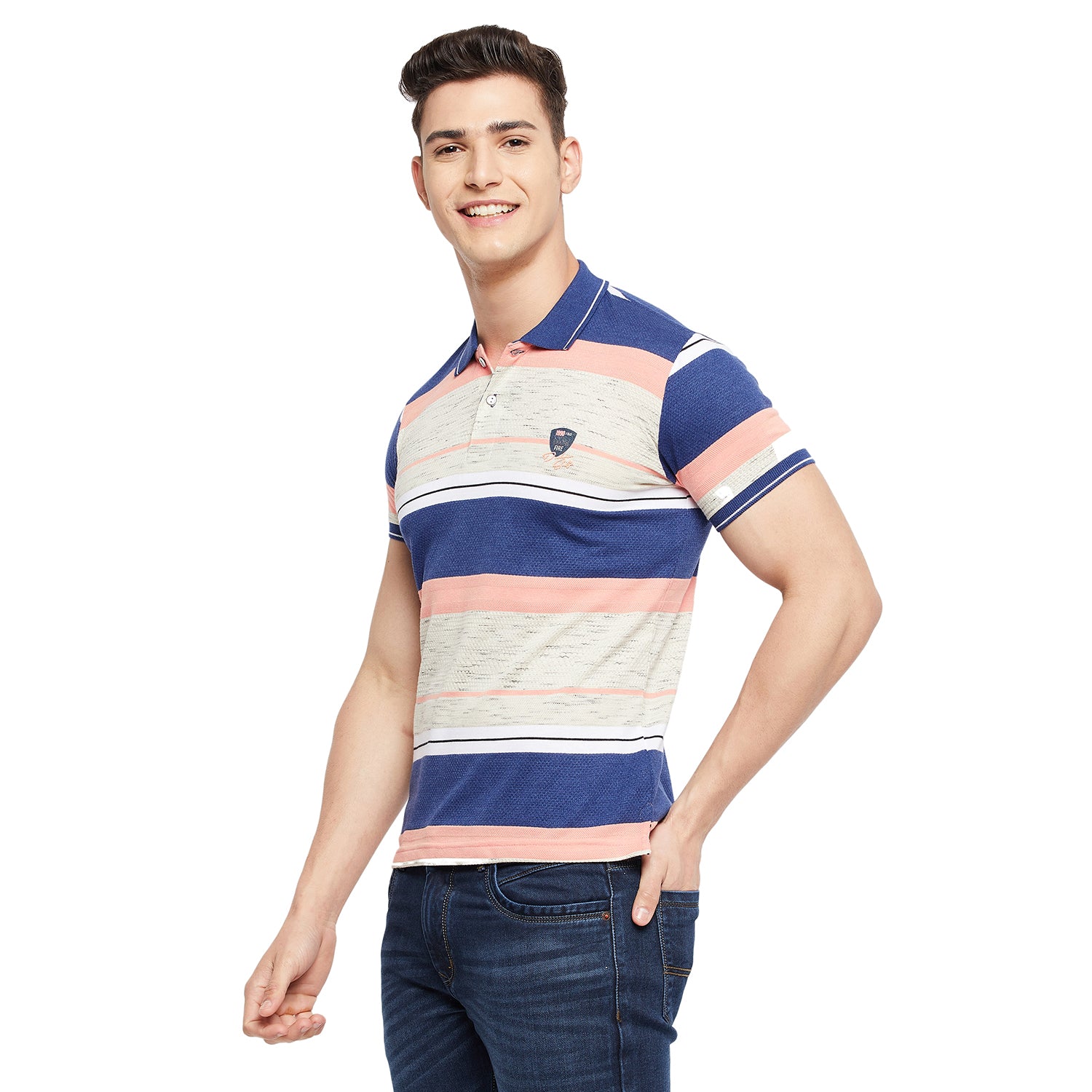 Duke Stardust Men Half Sleeve Cotton T-Shirt (LF4658)