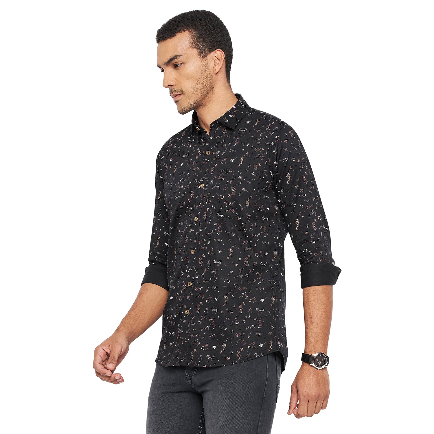 Duke Stardust Men Full Sleeve Cotton Shirt (SDO8PRSK)