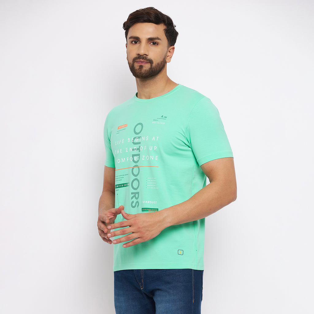 Duke Stardust Men Half Sleeve Cotton T-shirt (LF4917)