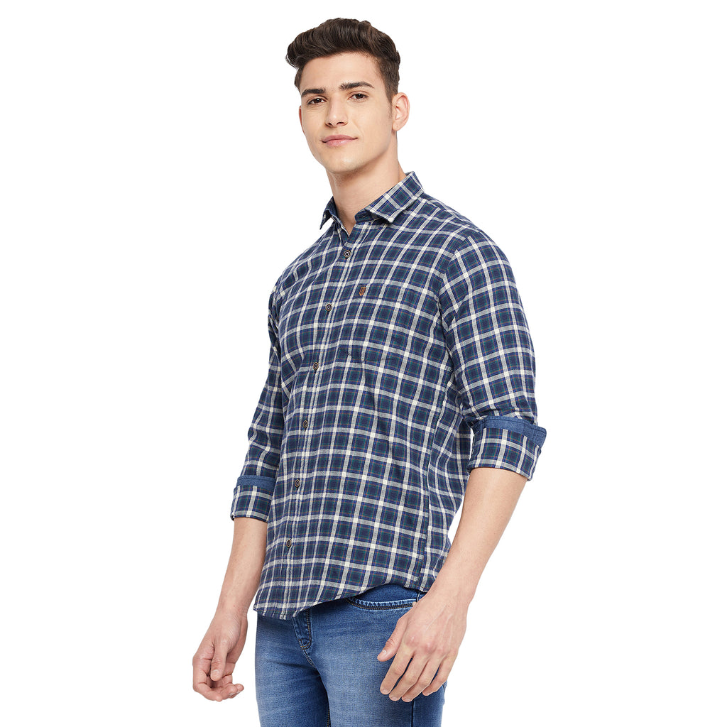 Duke Stardust Men Full Sleeve  Cotton Shirt (SDO7CKVQ)