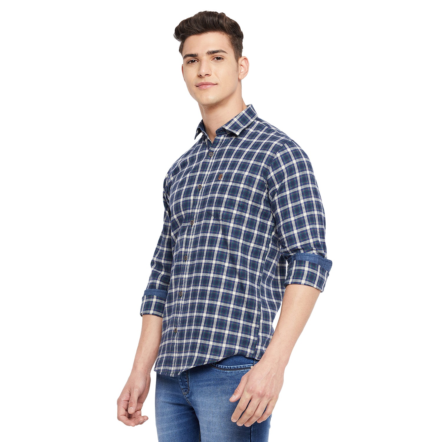 Duke Stardust Men Full Sleeve  Cotton Shirt (SDO7CKVQ)