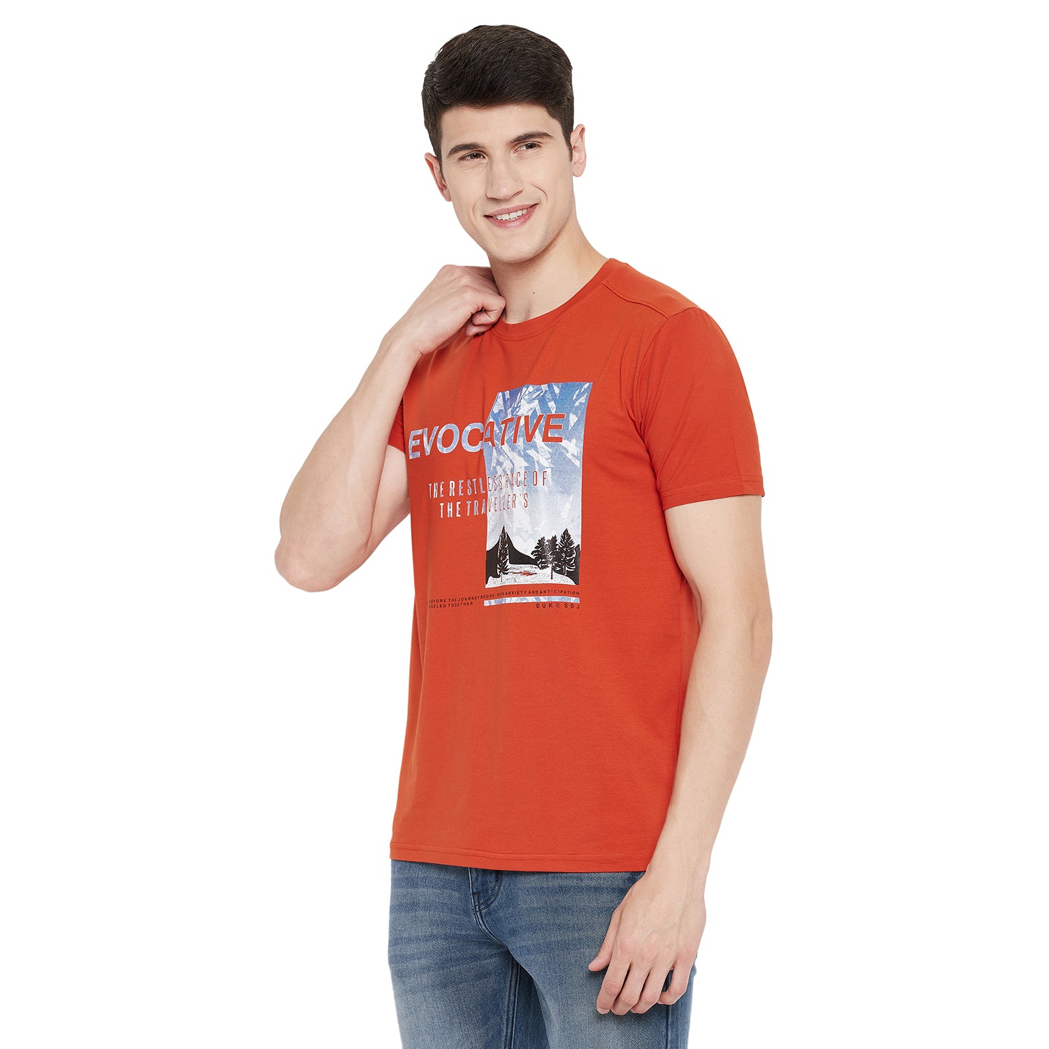 Duke Stardust Men Half Sleeve Cotton T-shirt (LF5250)