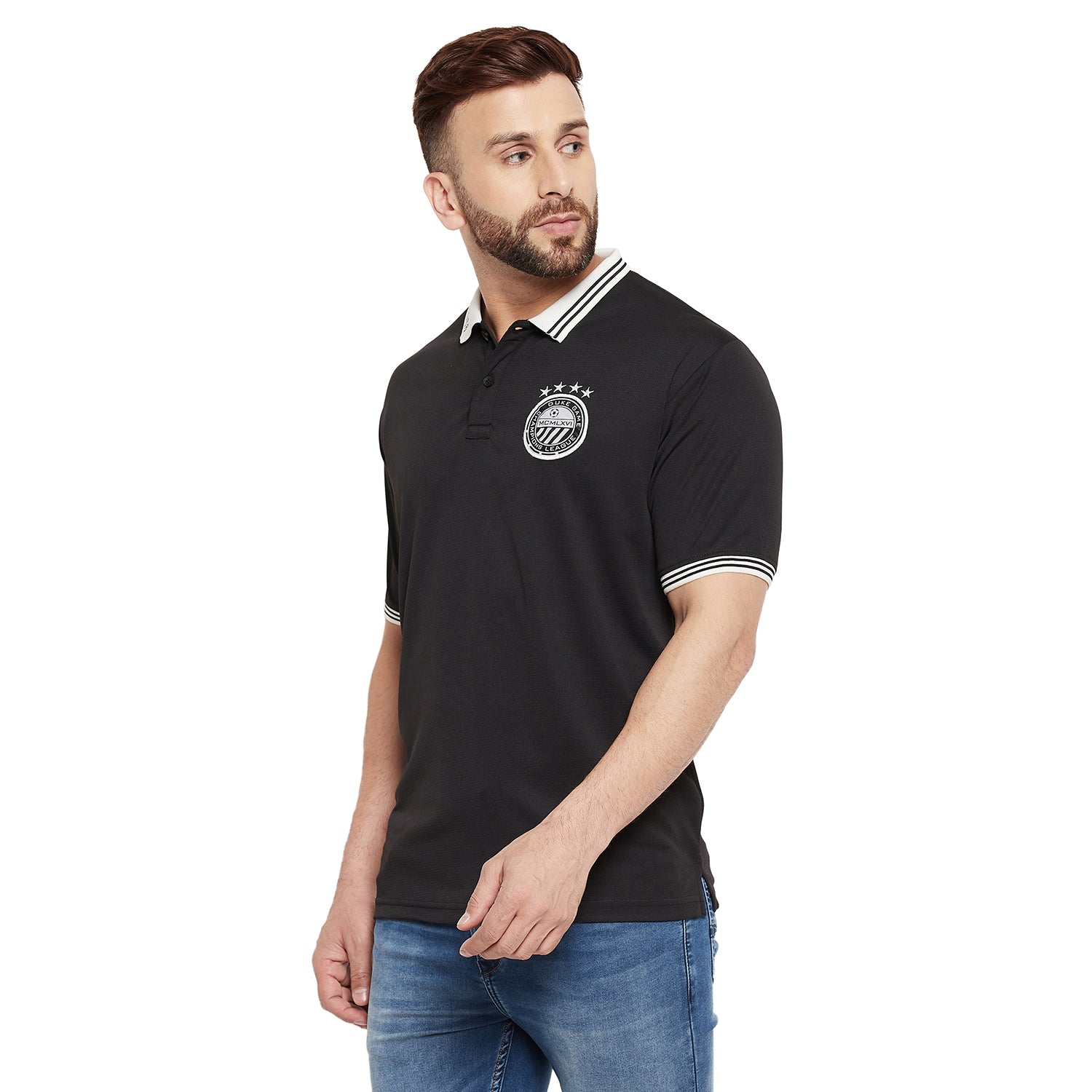 Duke Stardust Men Half Sleeve Sports T-shirt (GD1170)