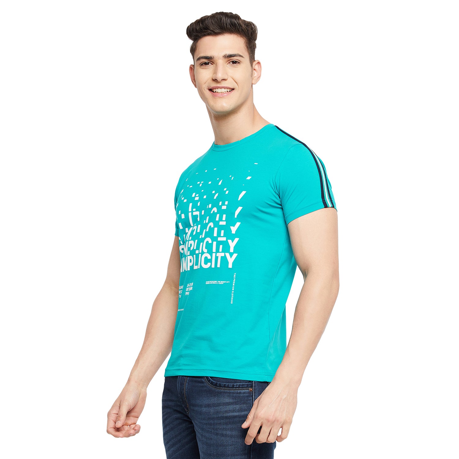 Duke Stardust Men Half Sleeve Cotton T-Shirt (LF5219)