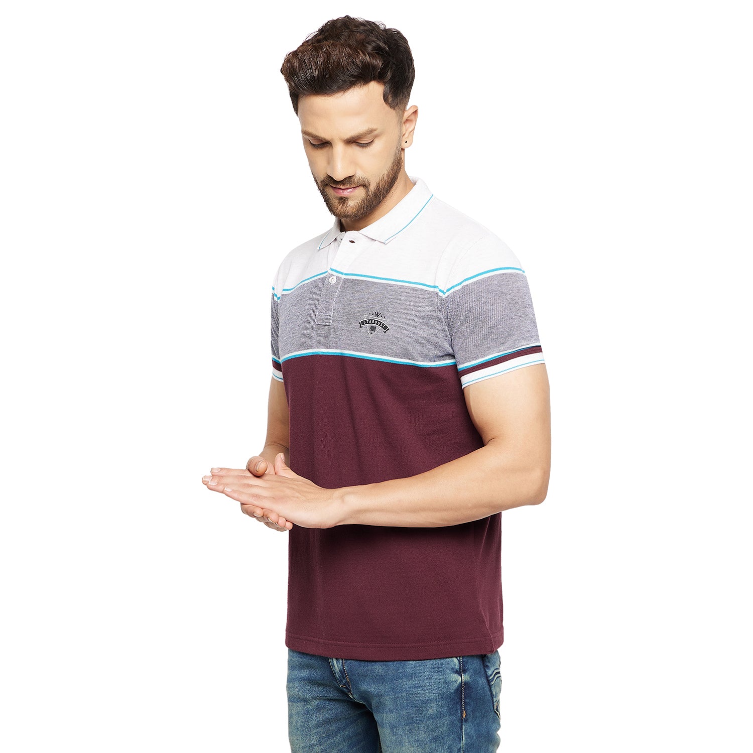 Duke Urban Men Half Sleeve Cotton T-shirt (LF5412)