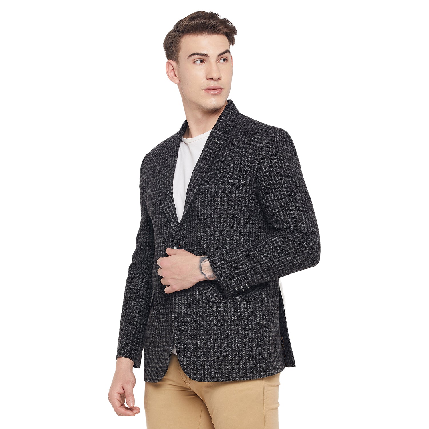 Duke Urban Men Full Sleeve Lapel Neck Coat (SDZ934)