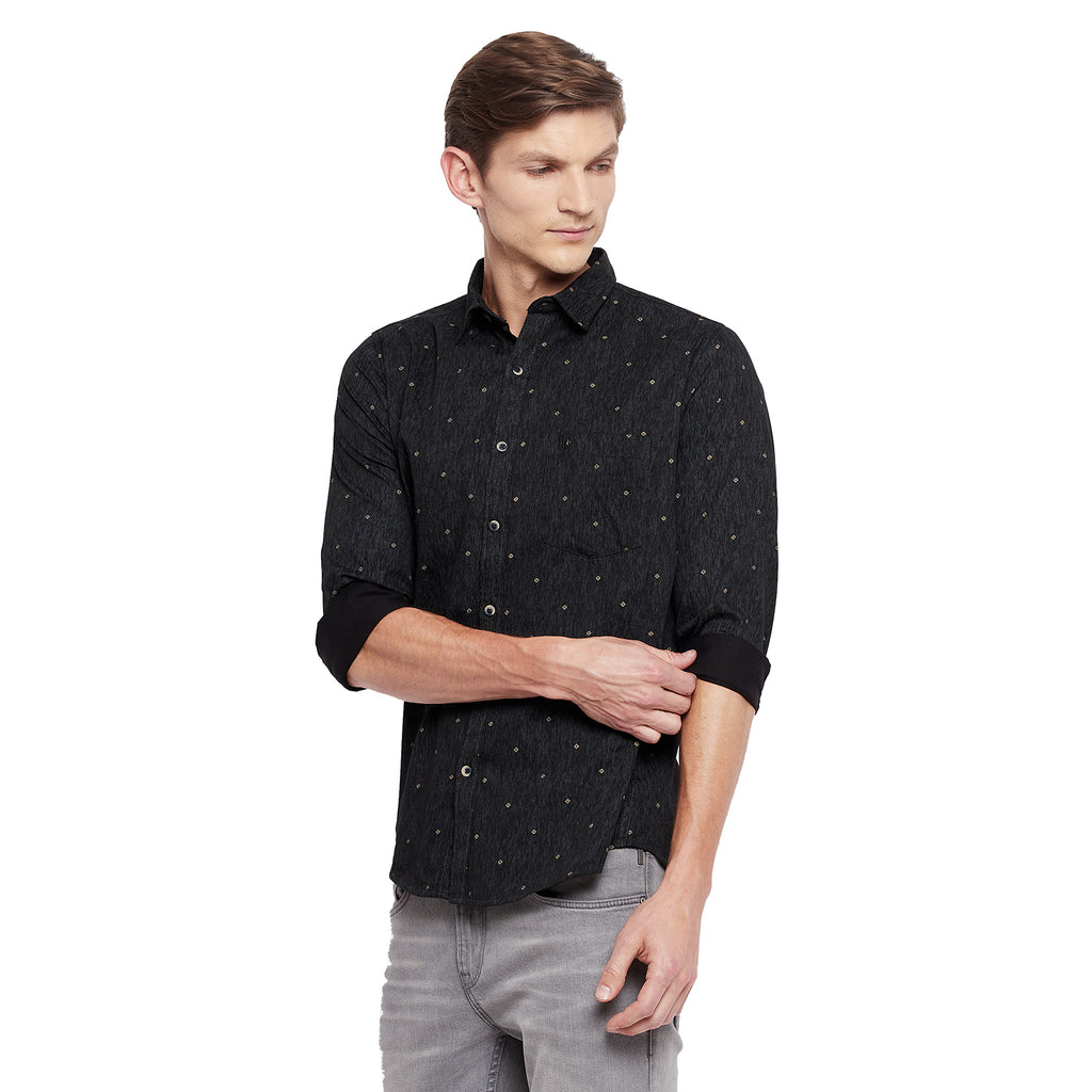 Duke Stardust Men Full Sleeve Cotton Shirt (SDO7PRSI)