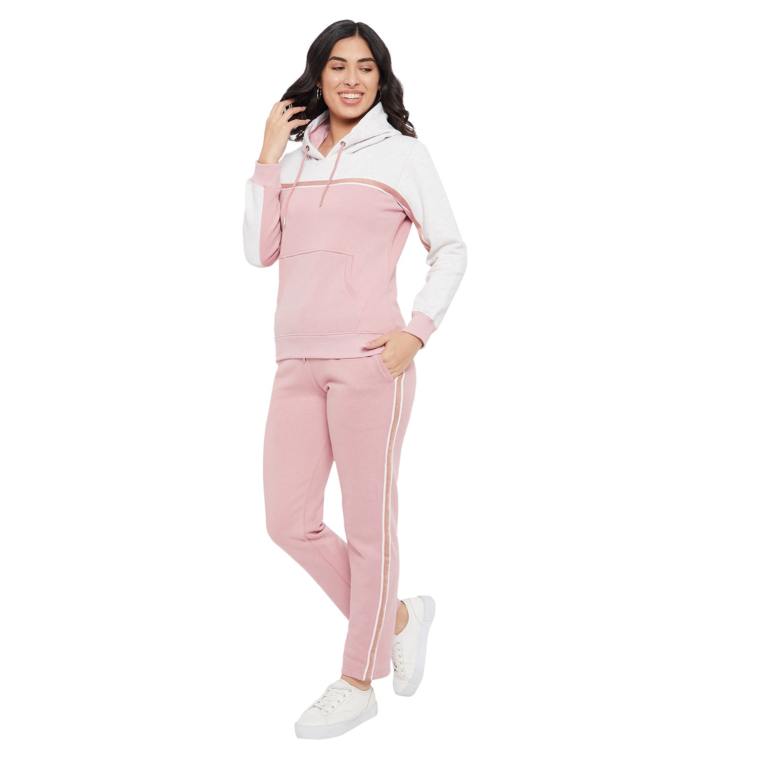 Duke Stardust Women Solid Track-Suit (LFX797)