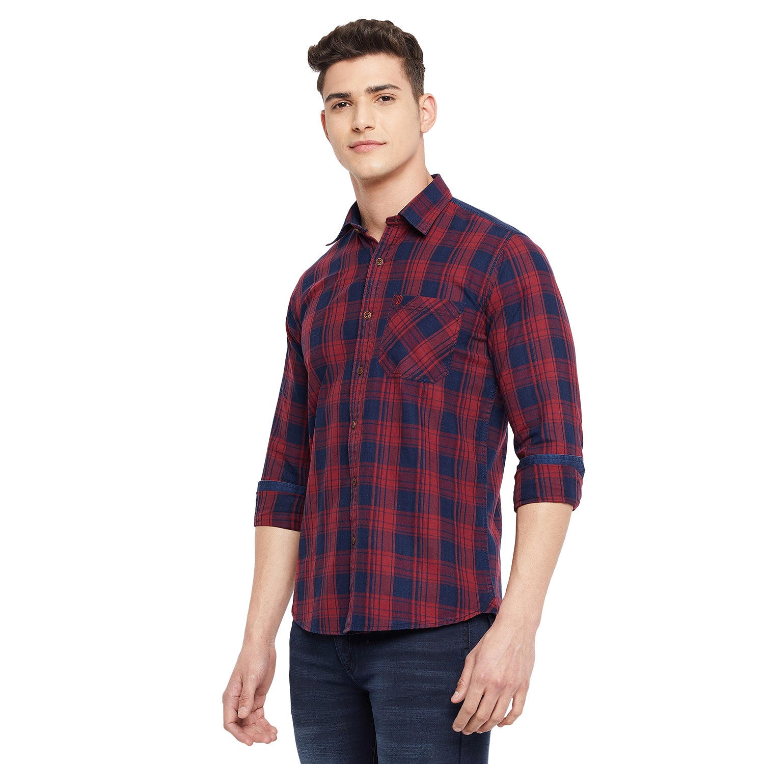 Duke Stardust Men Full Sleeve Cotton Shirt (SDO9001)